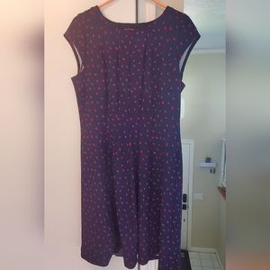 Elle brand XL dress navy w/pink